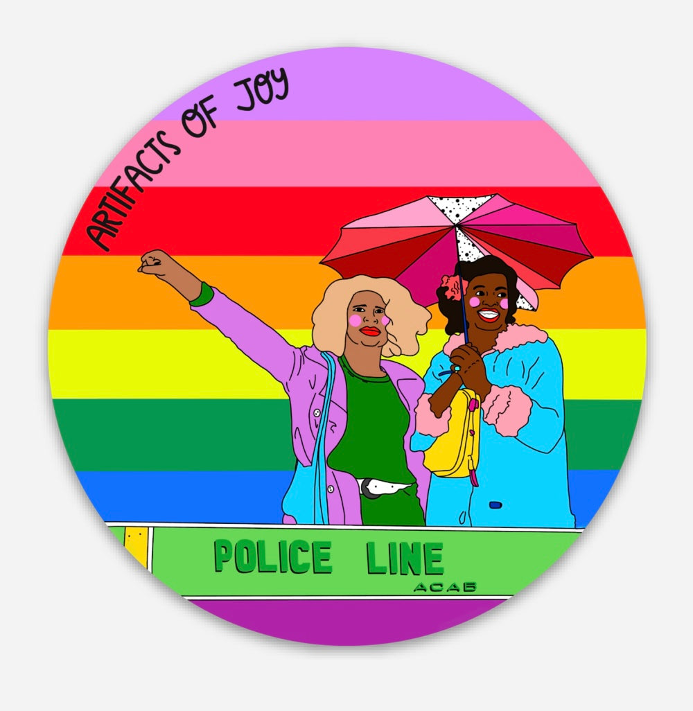 Sticker Pride Mamas Martha P. Johnson and Silvia Rivera