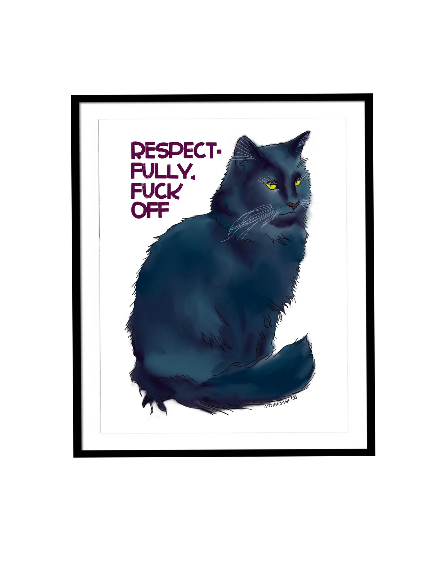 Print Respectfully Fuck Off