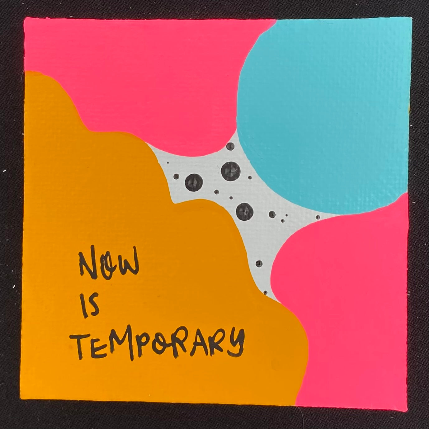 Tiny Feminist Painting Now Is Temporary
