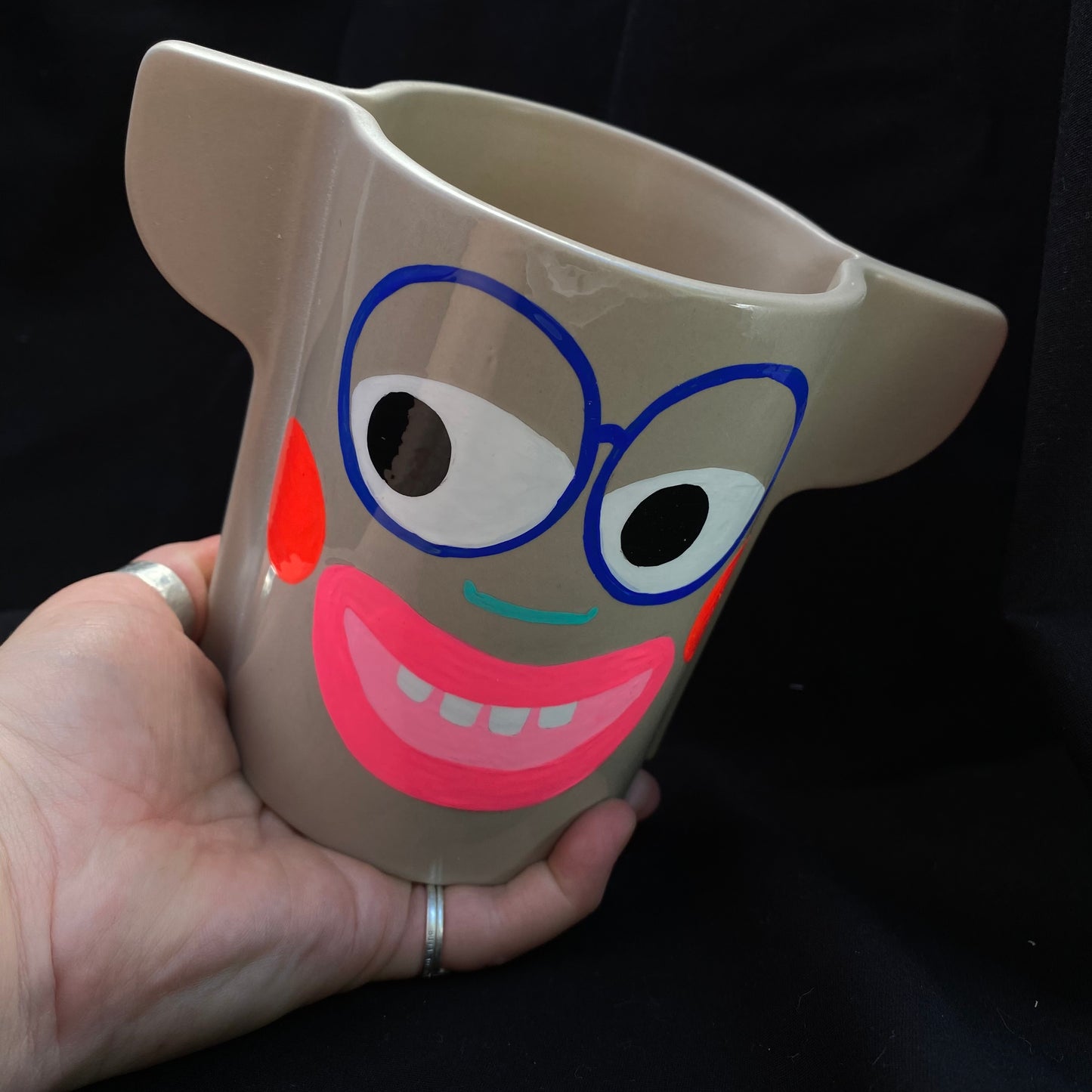 Modern Artifact Face Vase/Planter It's Me Charlie