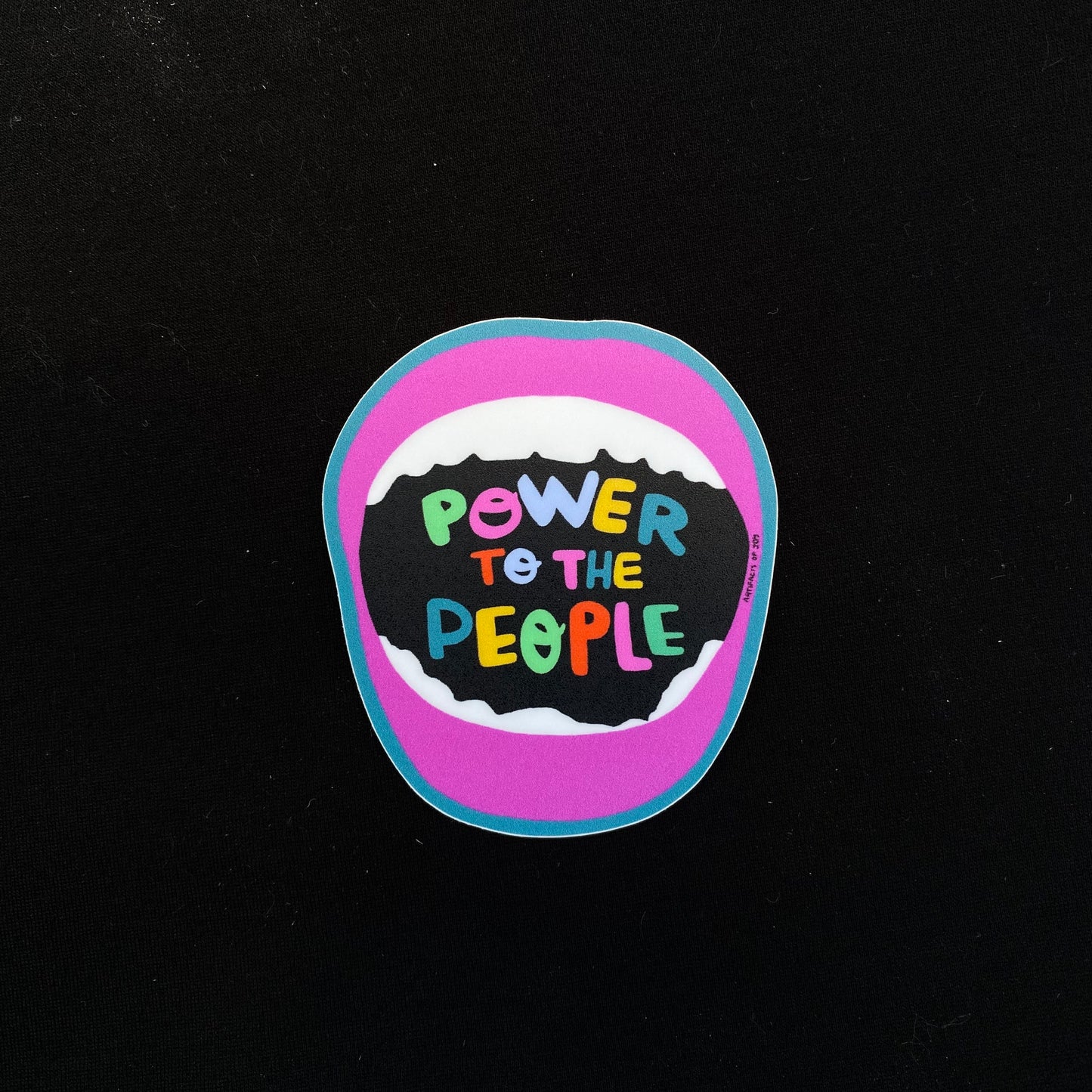 Sticker Power To The People