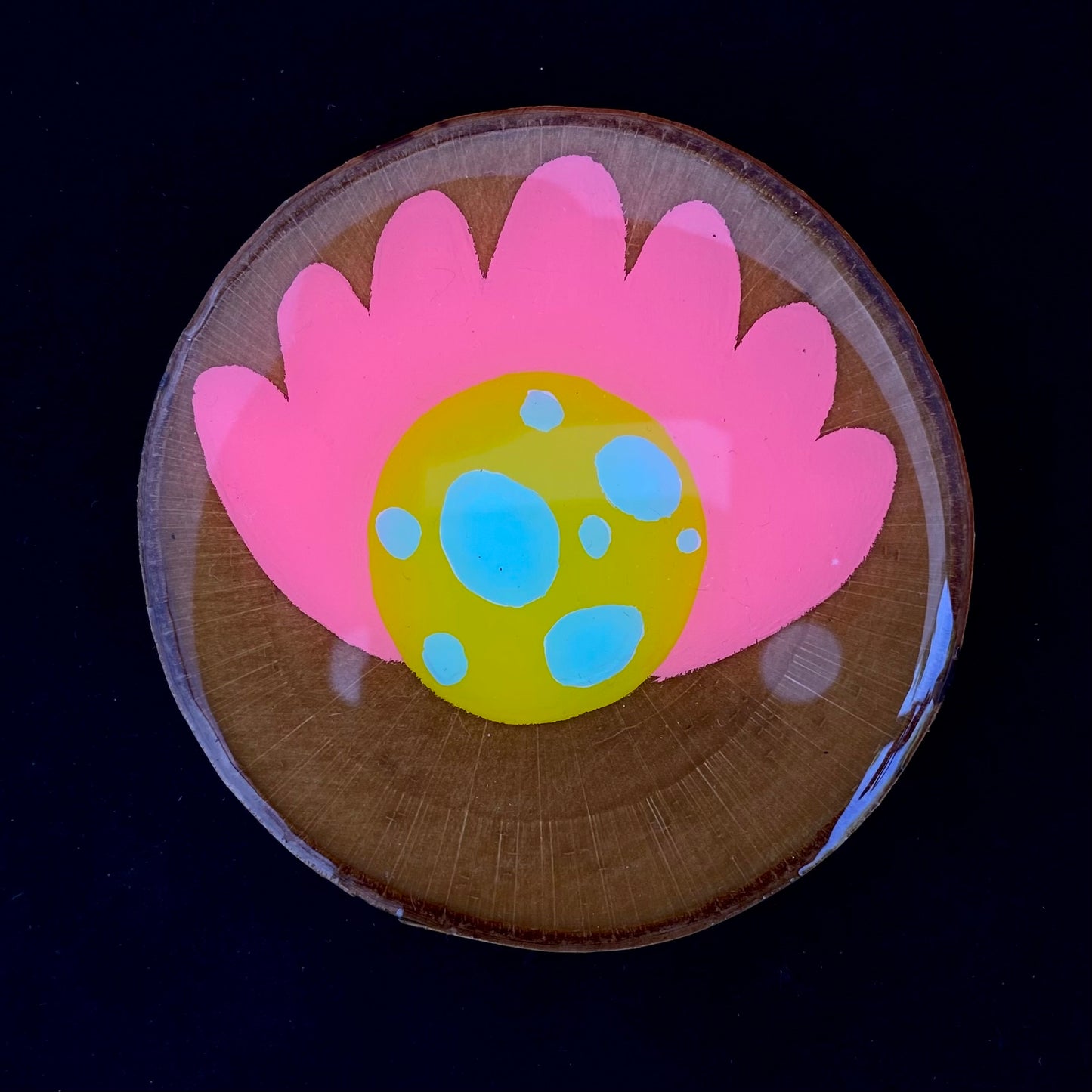 Coaster Birch Wood Little Pink Flower