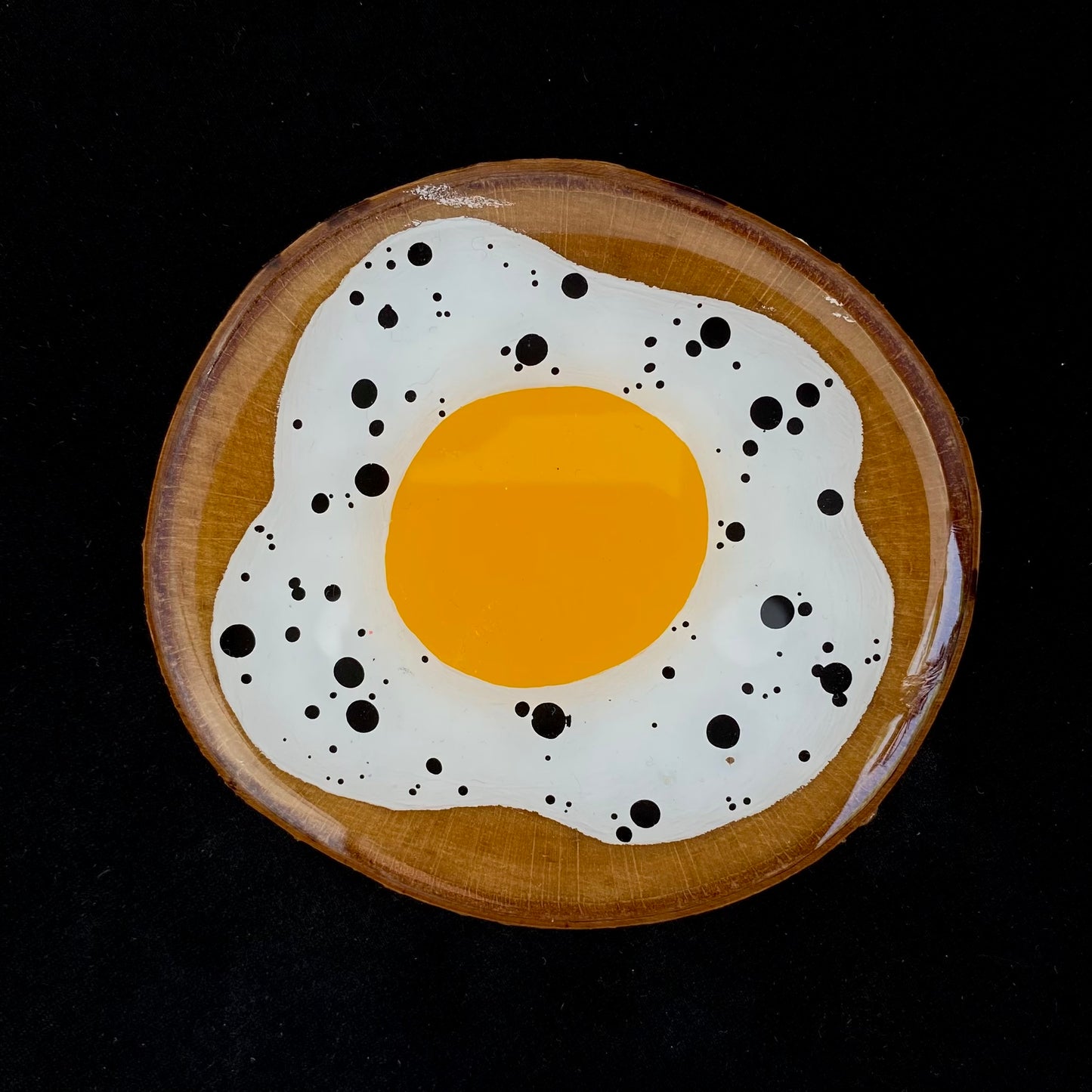 Coaster Birch Wood Egg