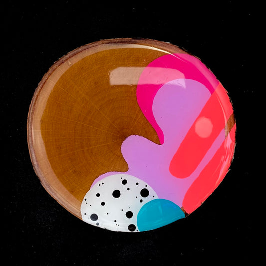 Coaster Birch Wood Vibrant Abstracts