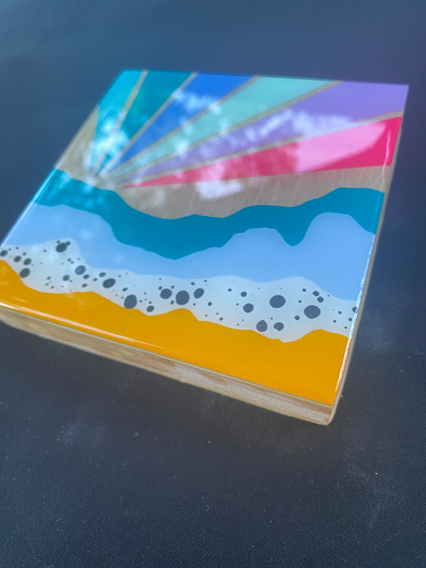 Painting Rainbow Skies Series Blue Mountains