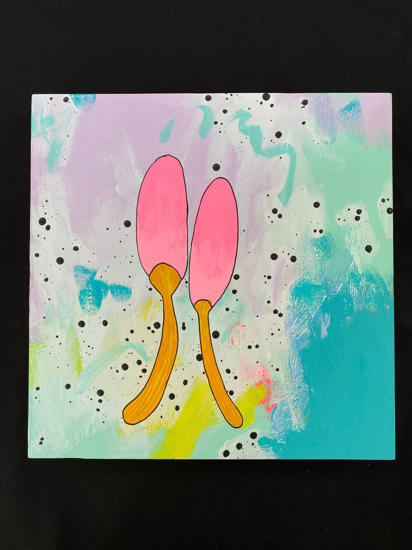 Painting Magic Mushroom Arcyria