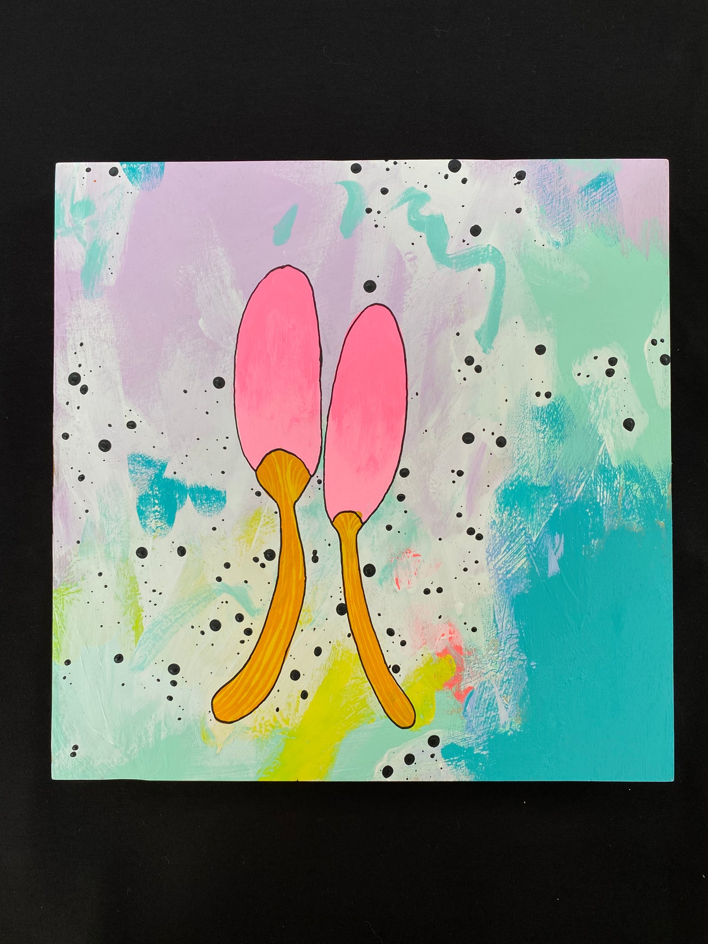 Painting Magic Mushroom Arcyria