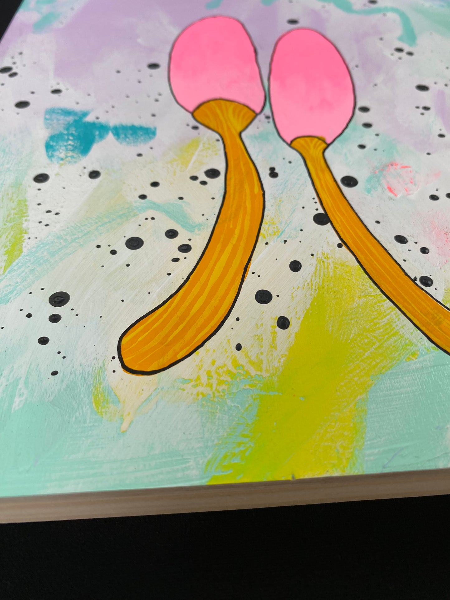 Painting Magic Mushroom Arcyria