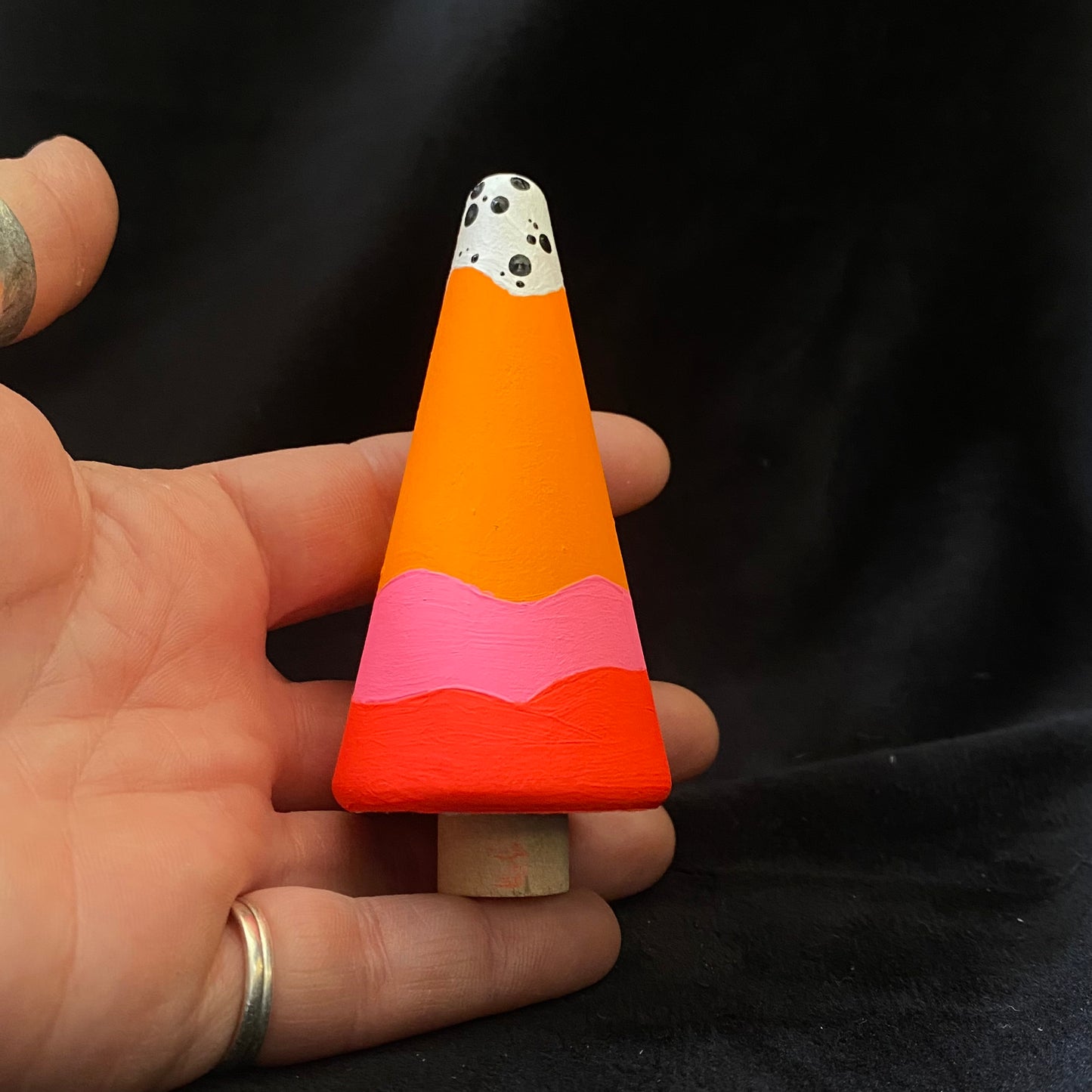 Tree With Trunk Modern Artifact Winter Holiday Warm Sunrise