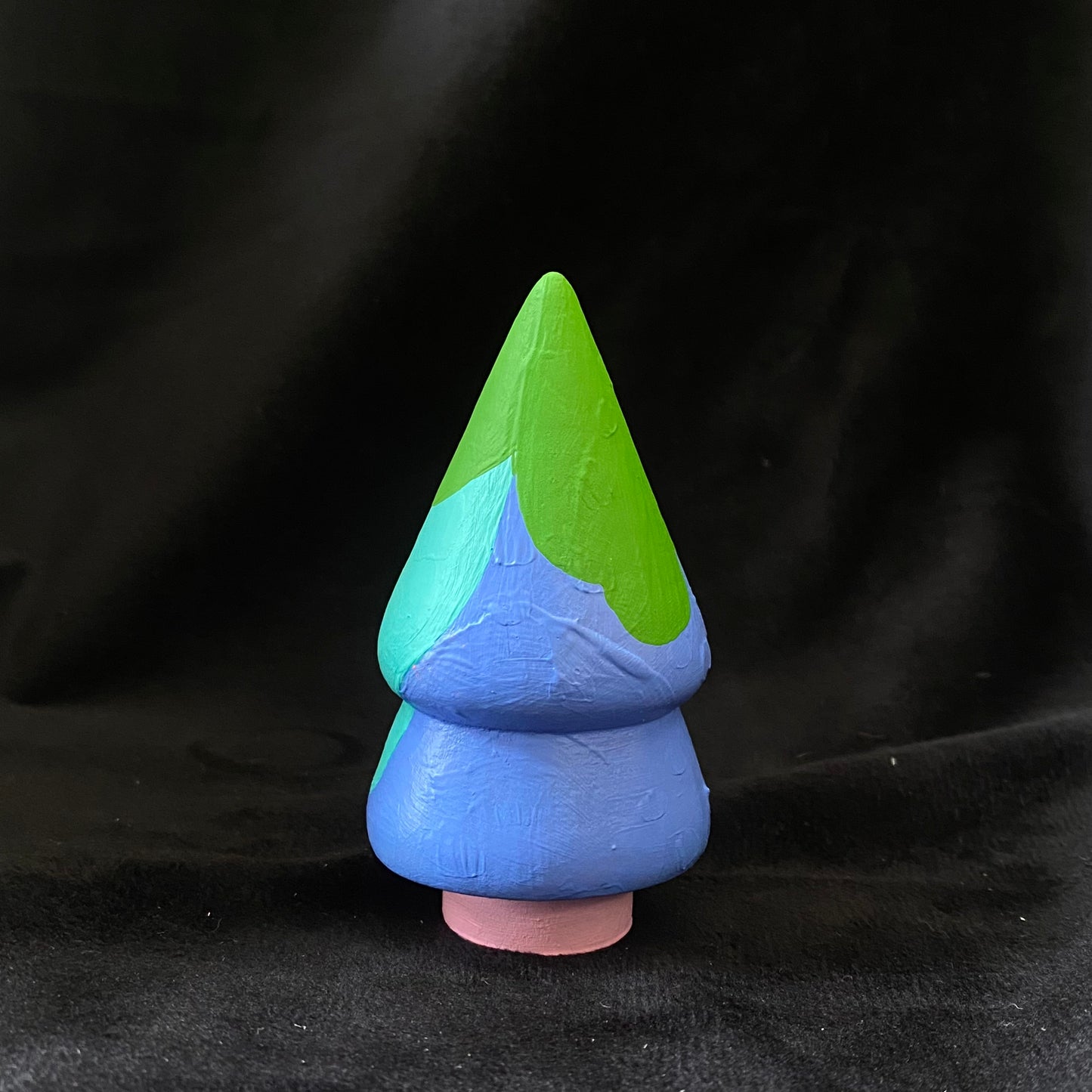 Tree With Trunk Modern Artifact Winter Holiday Happy Greens