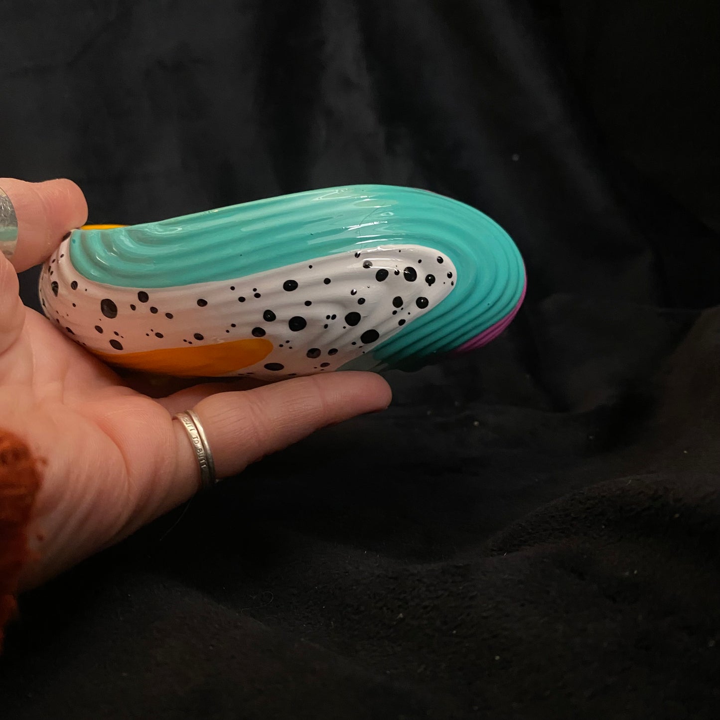 Modern Artifact Abstract Ceramic Dish