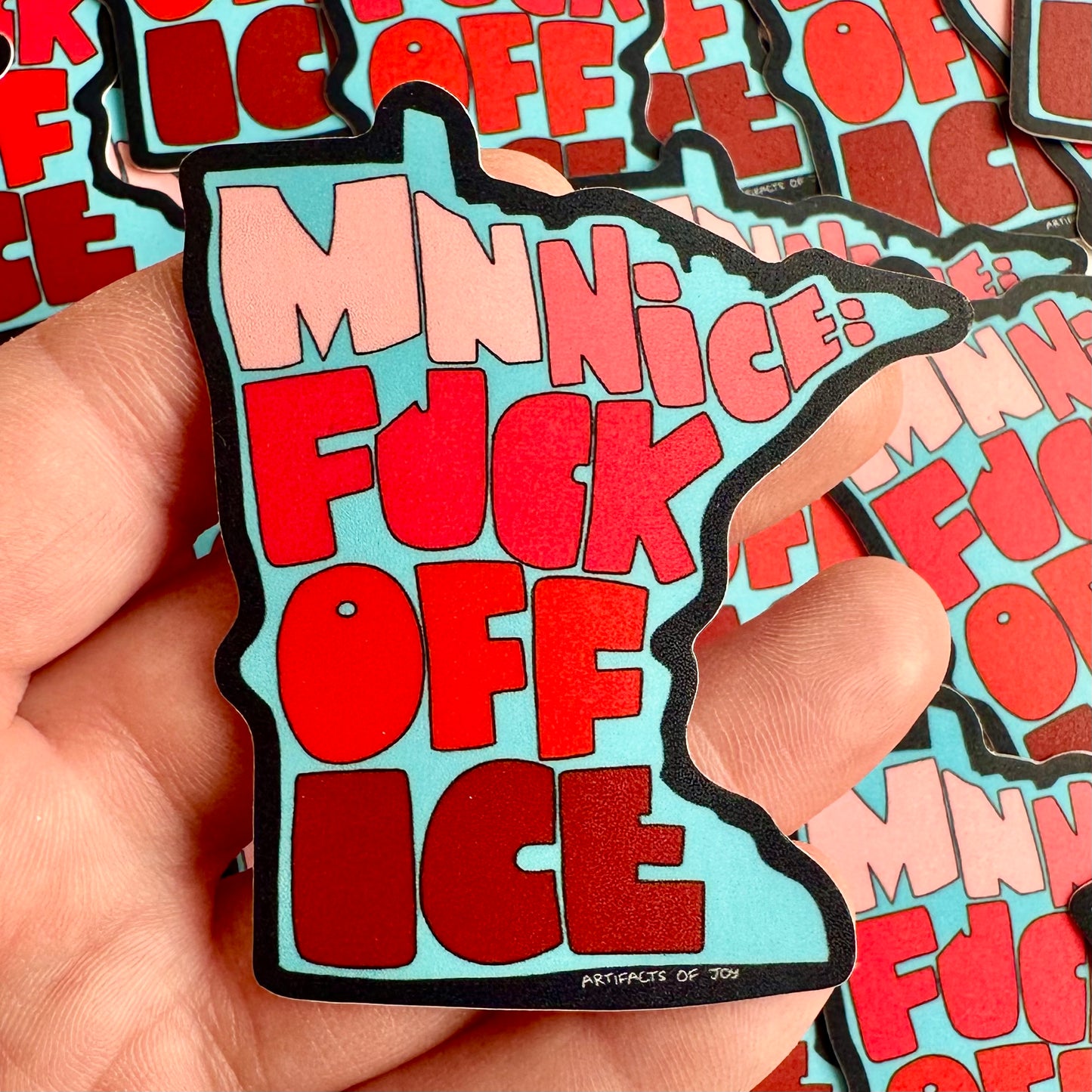 Sticker MN Nice Mutual Aide Fundraiser Sticker