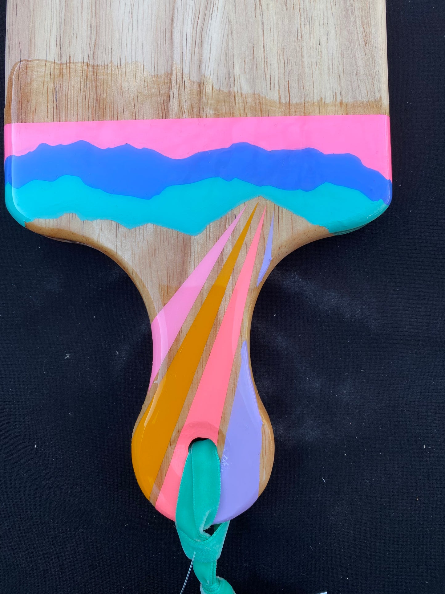 Charcuterie Board + Cheese Board + Cutting Board Rainbow Sky Over Rainbow Mountains