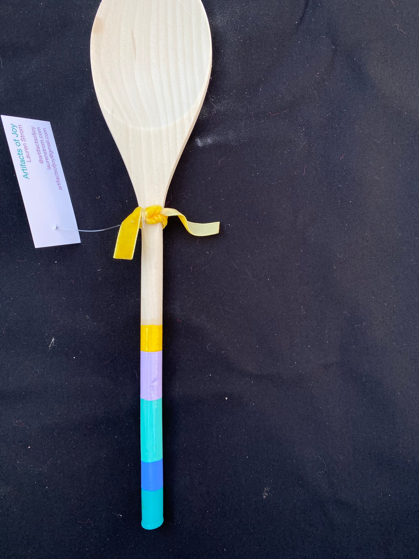 Spoons and Spatulas For Cooking Gold Lavender Green Blue Teal Spoon