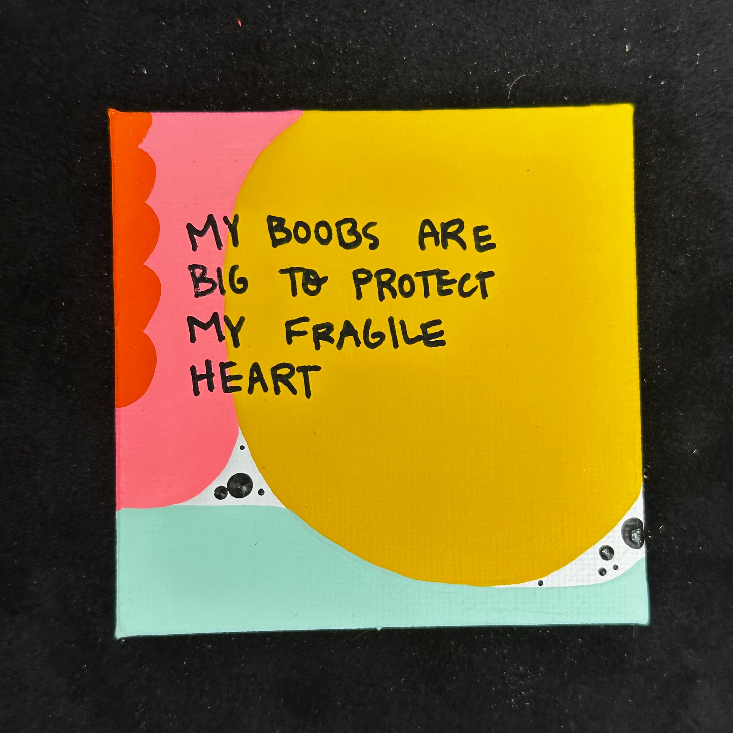 Tiny Feminist Painting My Boobs Are Big