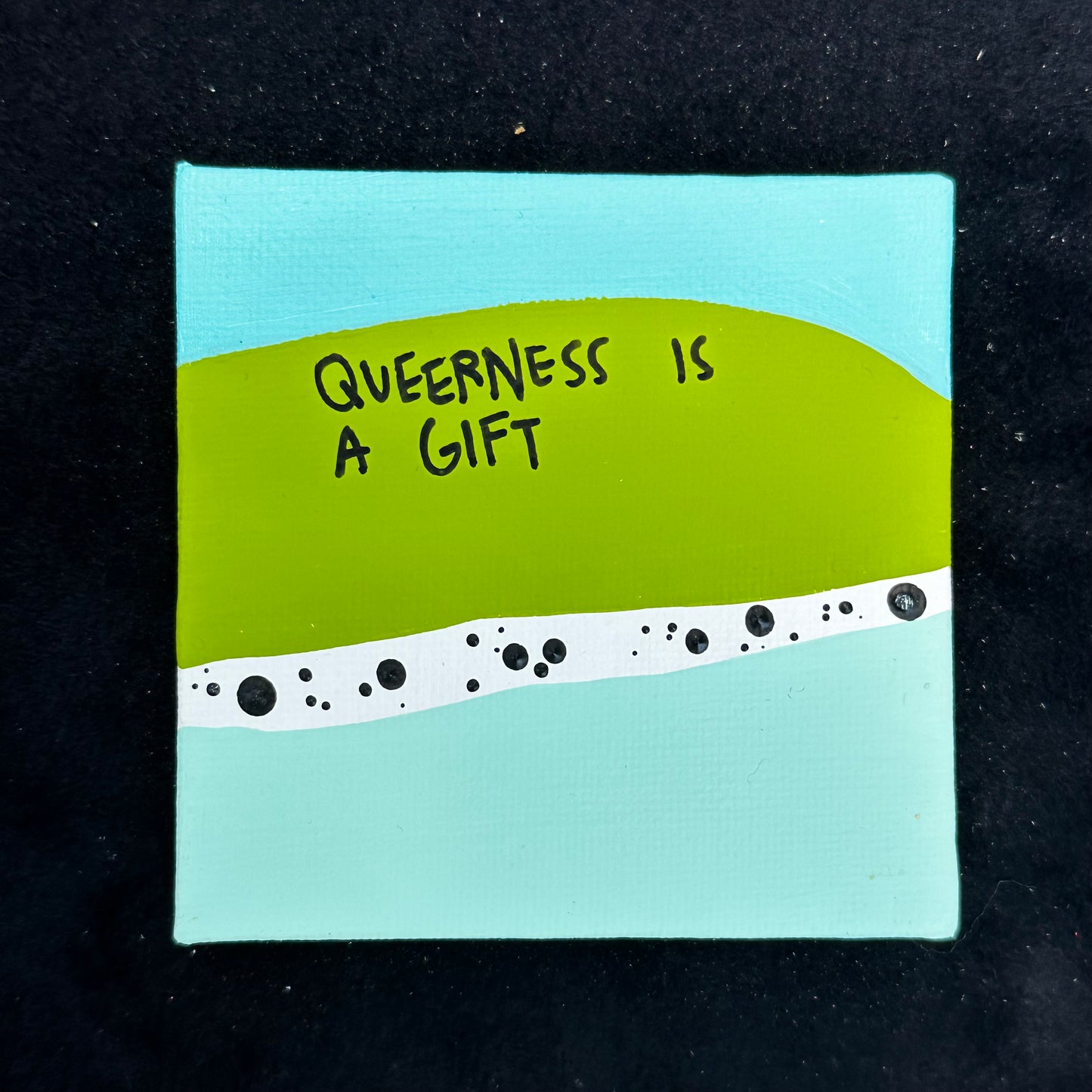 Tiny Feminist Painting Queerness Is A Gift