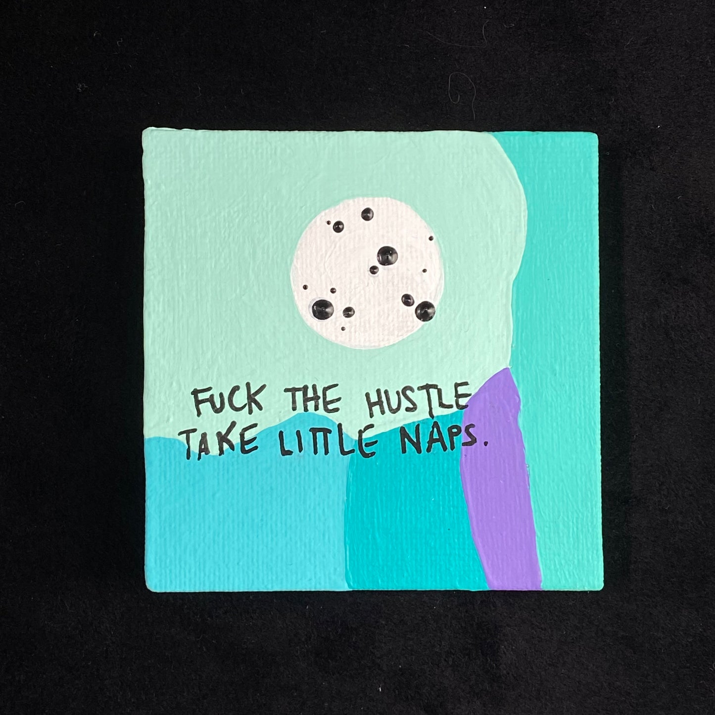 Tiny Feminist Painting F The Hustle