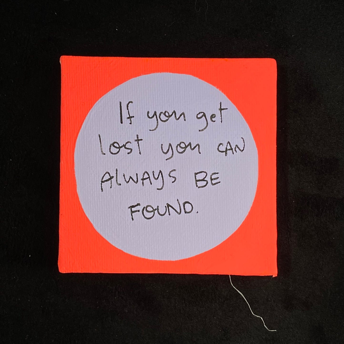 Tiny Feminist Painting If You Get Lost