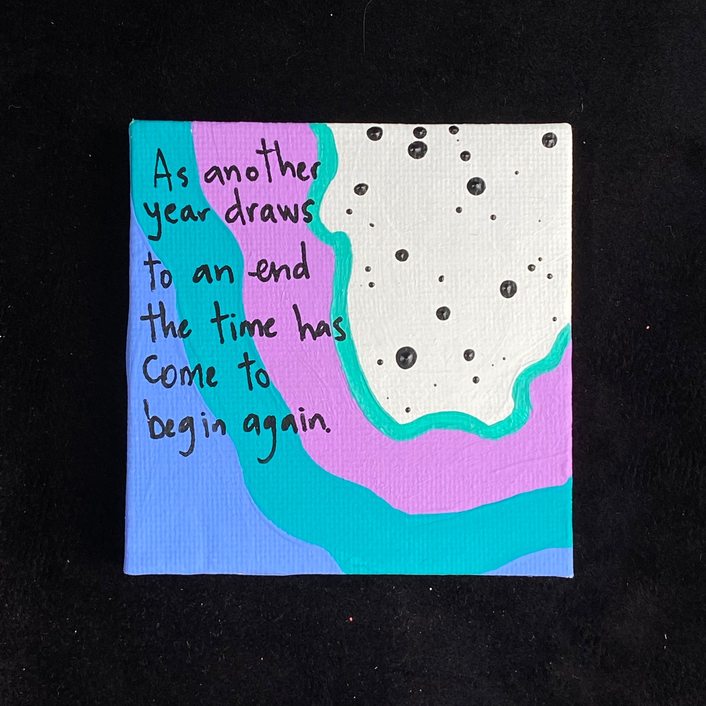 Tiny Feminist Painting As Another Year Draws to an End