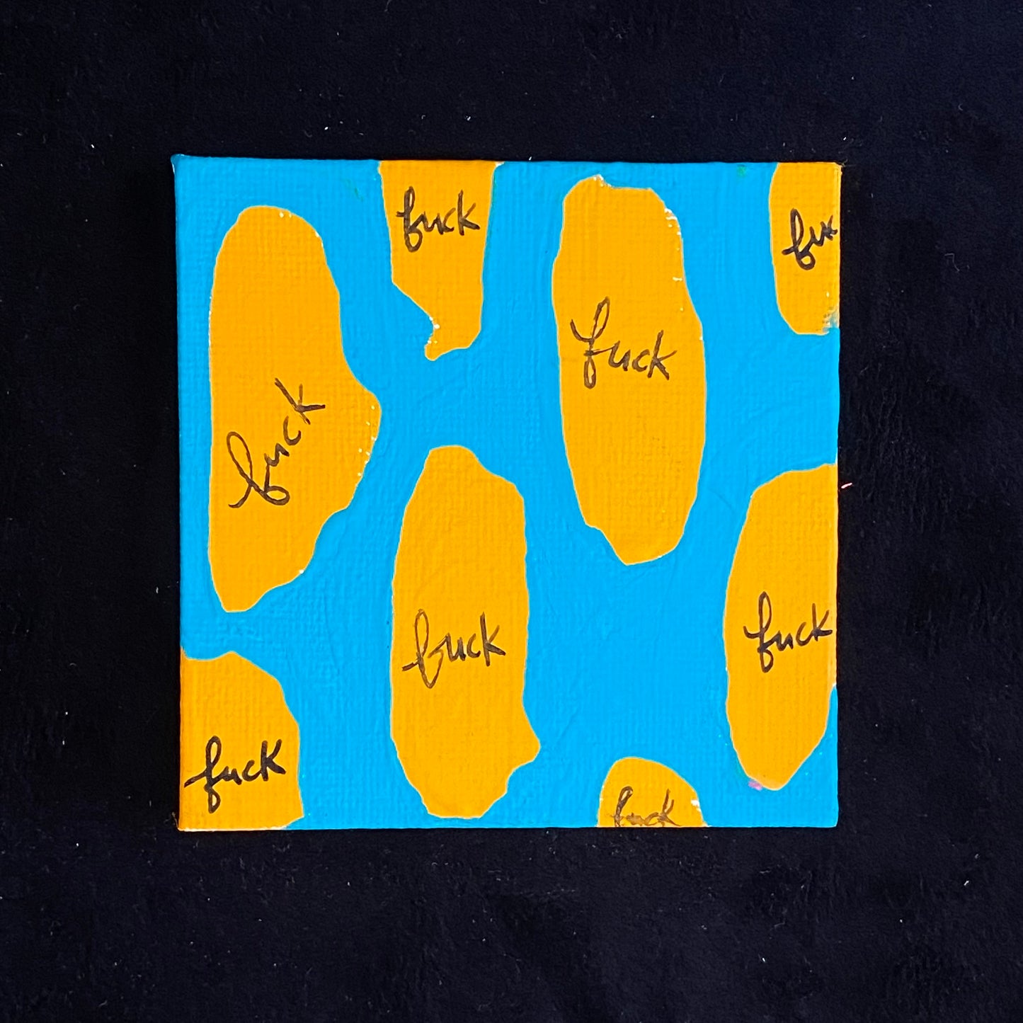 Tiny Feminist Painting F F F F F F F F