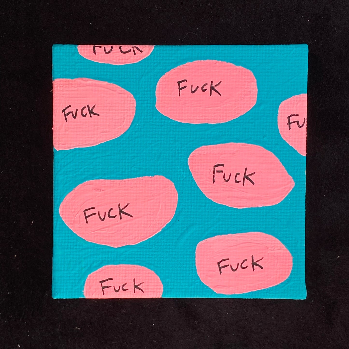 Tiny Feminist Painting F F F F F