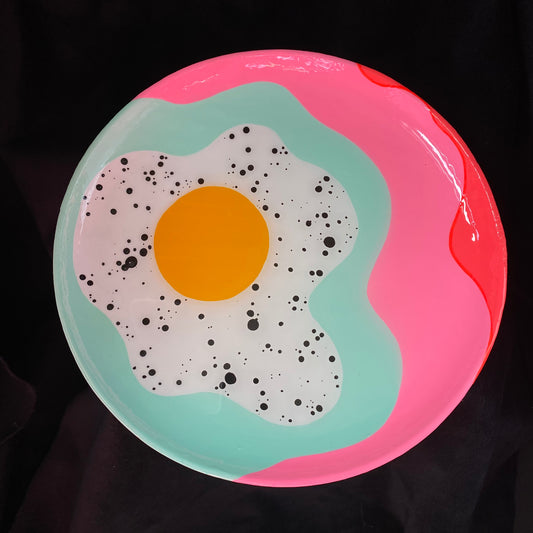 Modern Artifact Abstract Egg Wooden Plate
