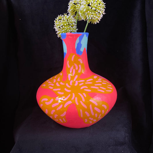 Modern Artifact Ceramic Swedish Flower Vase