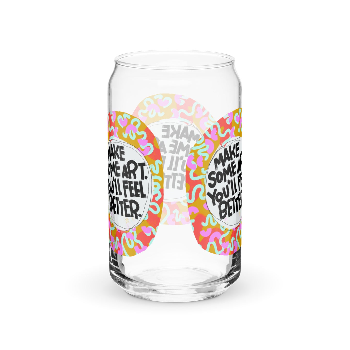 Can-Shaped Glass Make Some Art You'll Feel Better