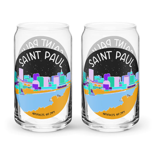 Can-Shaped Glass St. Paul