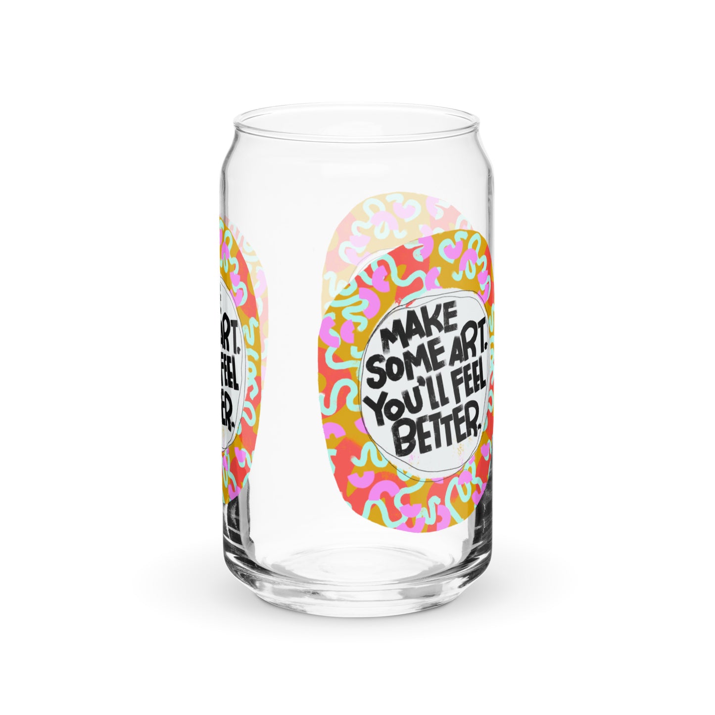 Can-Shaped Glass Make Some Art You'll Feel Better