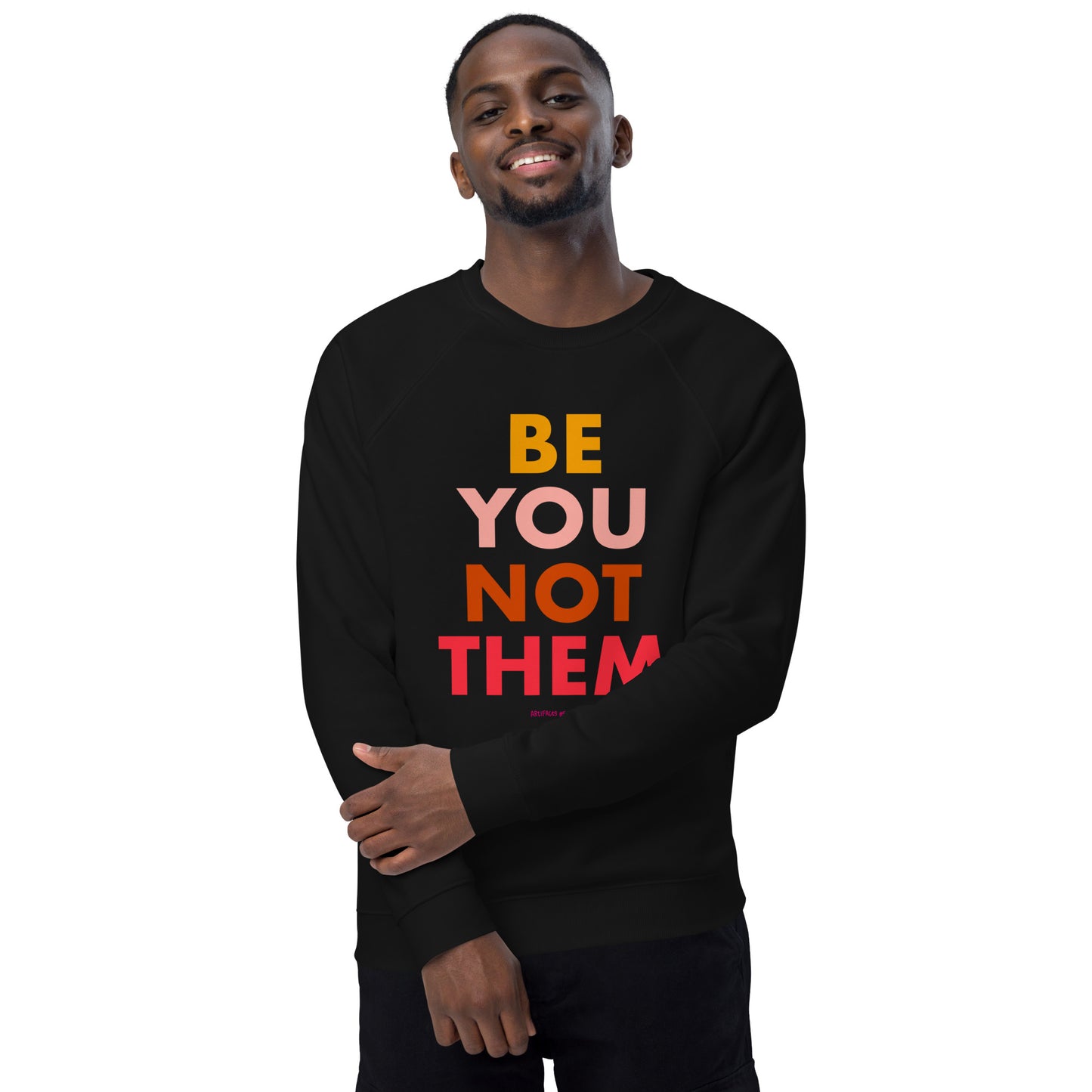 Hoodie Adult Unisex Raglan Be You Not Them