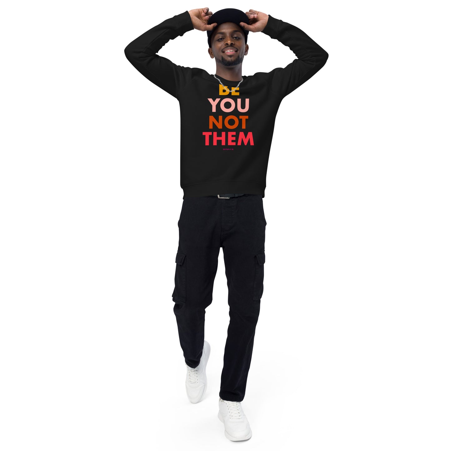 Hoodie Adult Unisex Raglan Be You Not Them