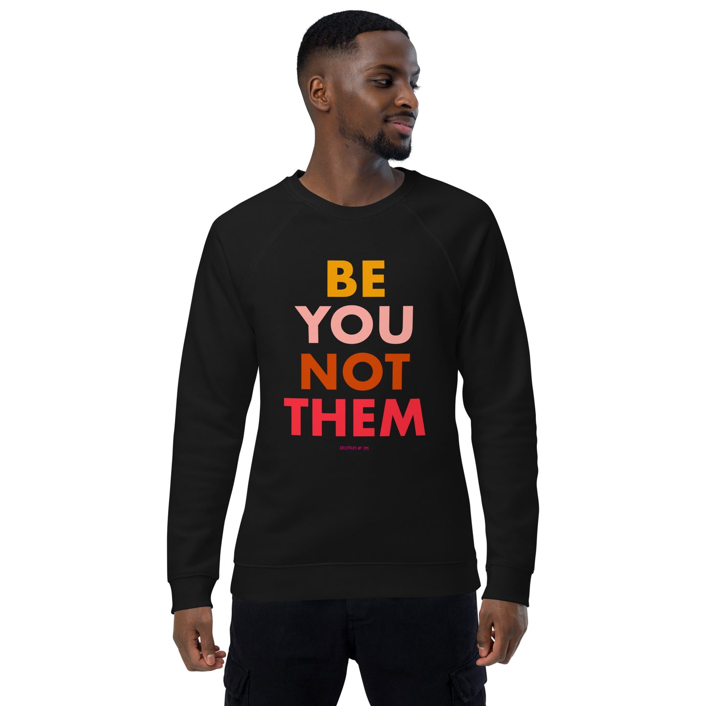 Hoodie Adult Unisex Raglan Be You Not Them