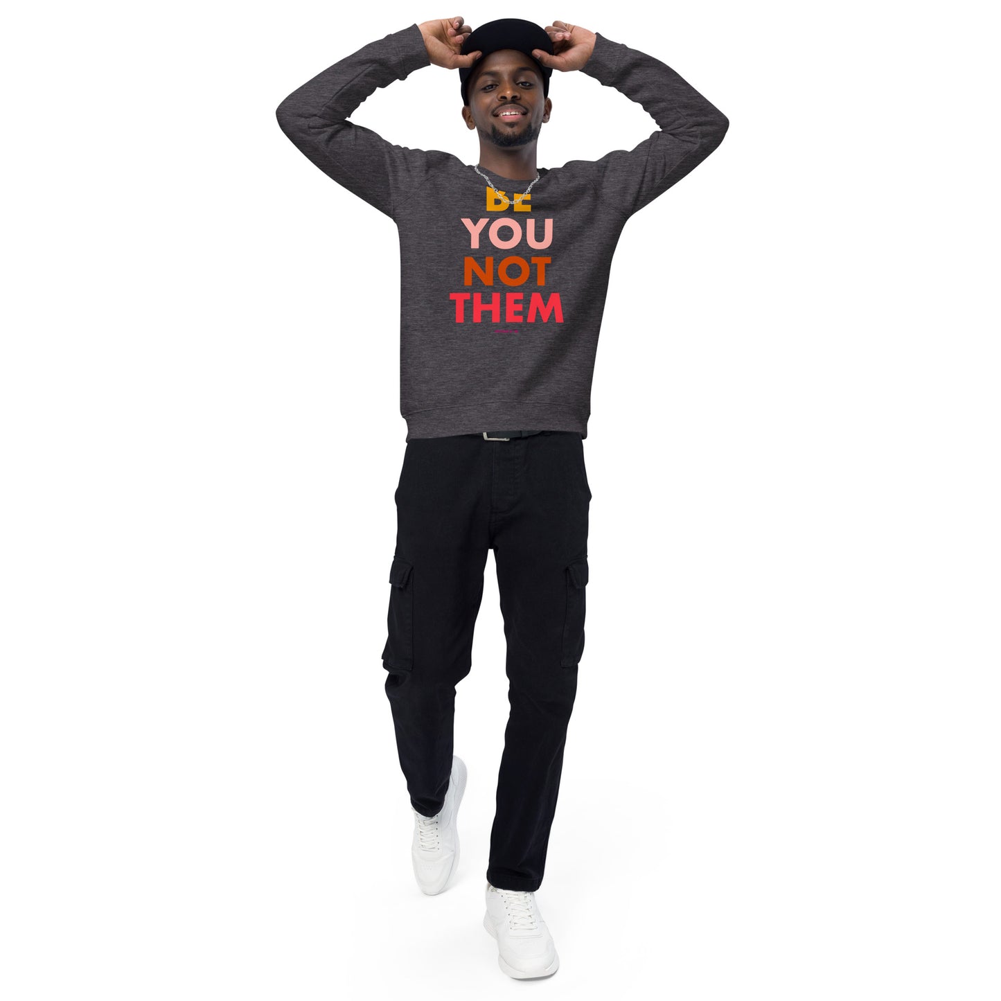 Hoodie Adult Unisex Raglan Be You Not Them