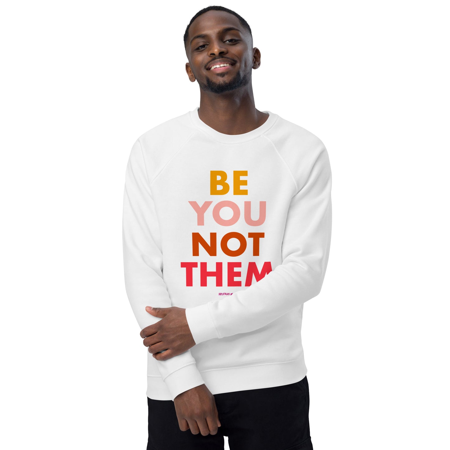 Hoodie Adult Unisex Raglan Be You Not Them