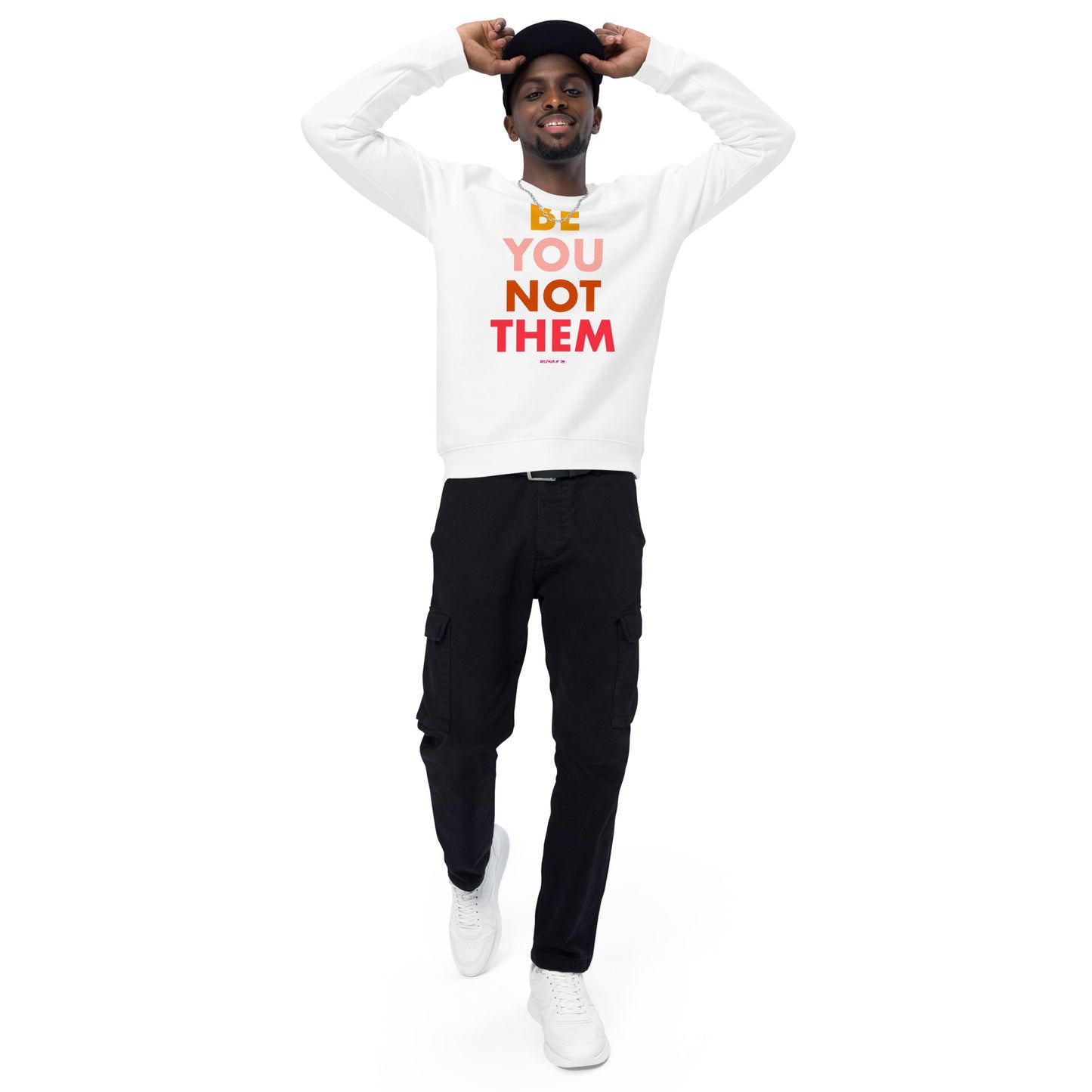 Hoodie Adult Unisex Raglan Be You Not Them