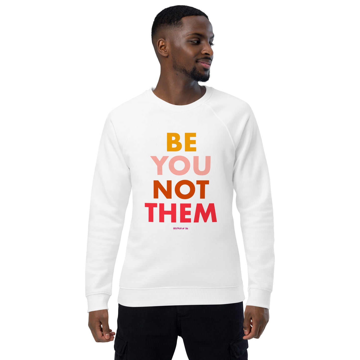 Hoodie Adult Unisex Raglan Be You Not Them