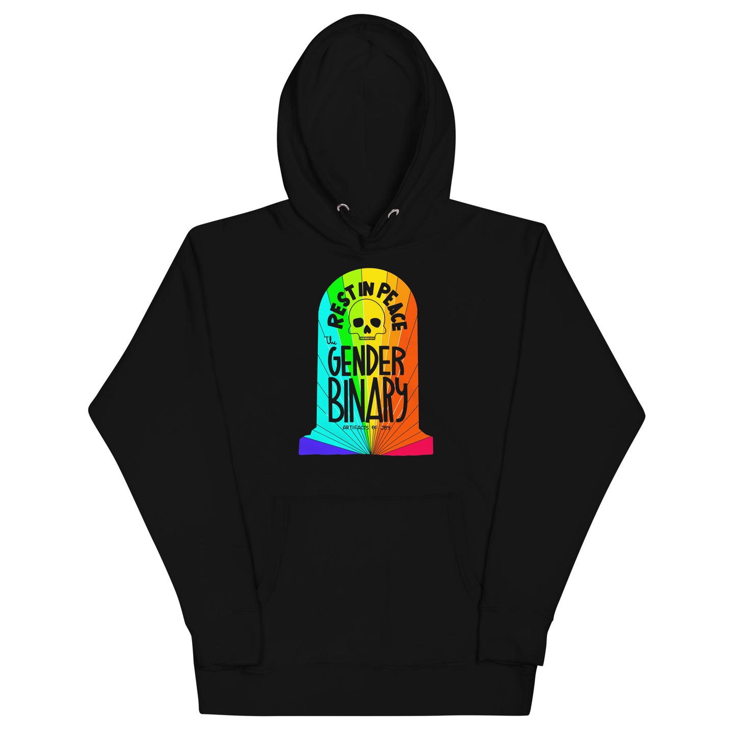Hoodie Adult Unisex Sweatshirt RIP Gender Binary