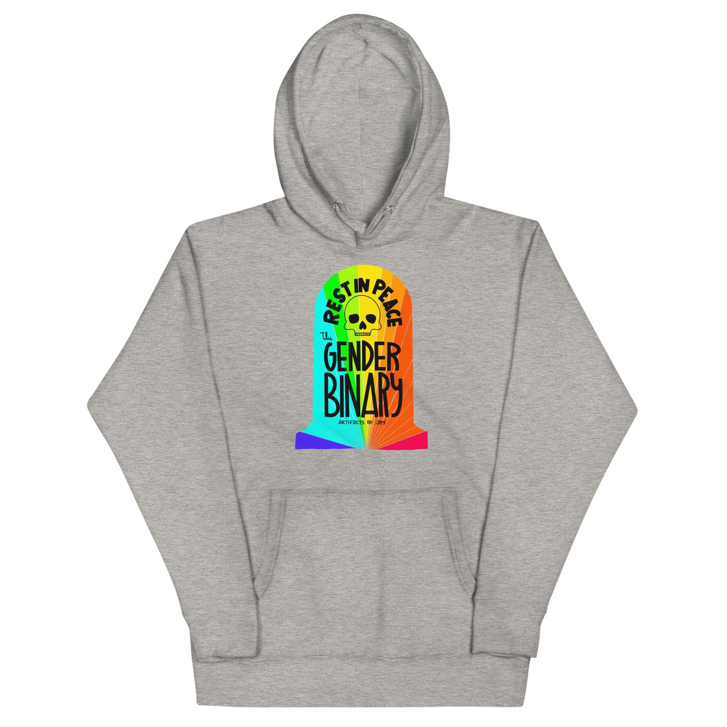 Hoodie Adult Unisex Sweatshirt RIP Gender Binary