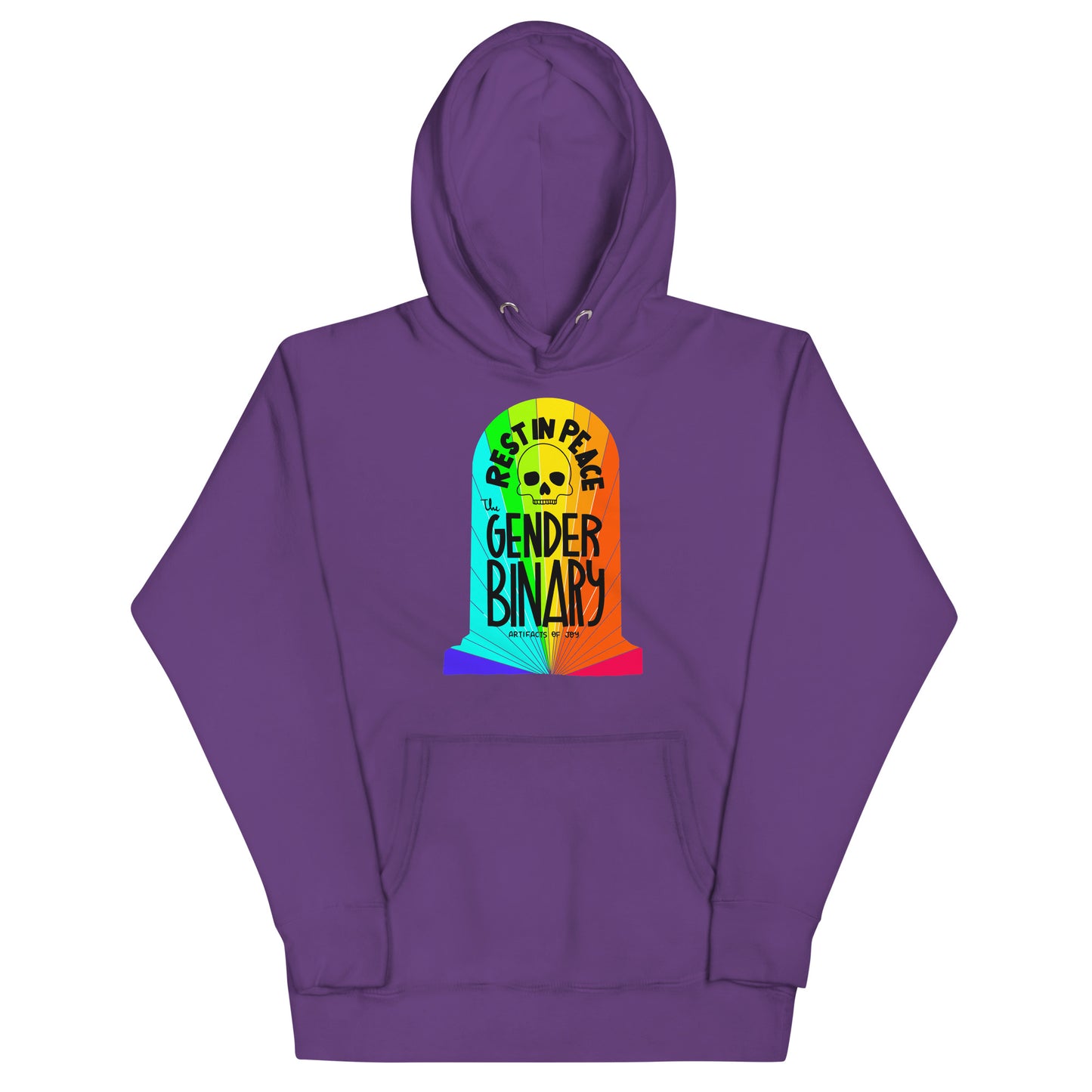 Hoodie Adult Unisex Sweatshirt RIP Gender Binary