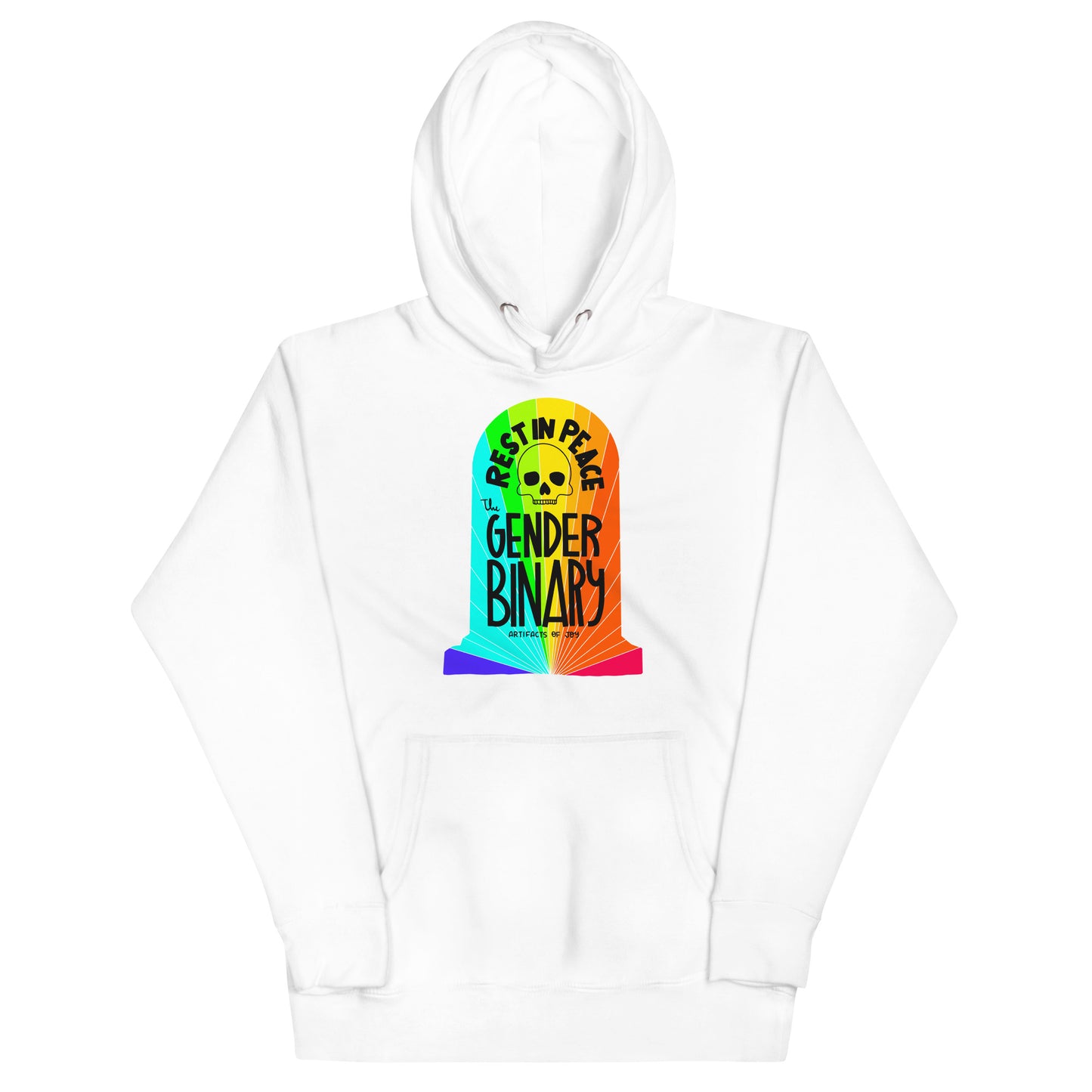 Hoodie Adult Unisex Sweatshirt RIP Gender Binary