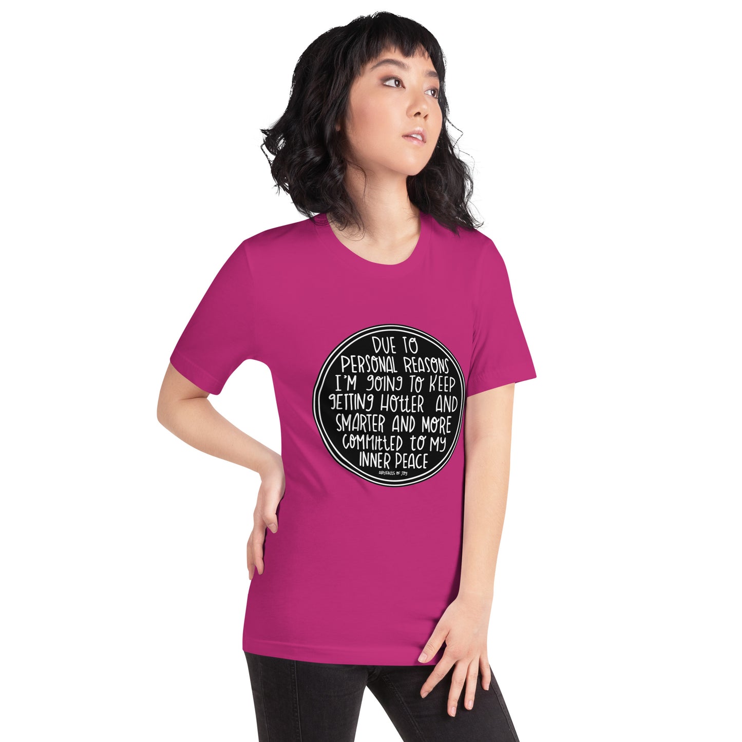 T-shirt Adult Unisex Due To Personal Reasons