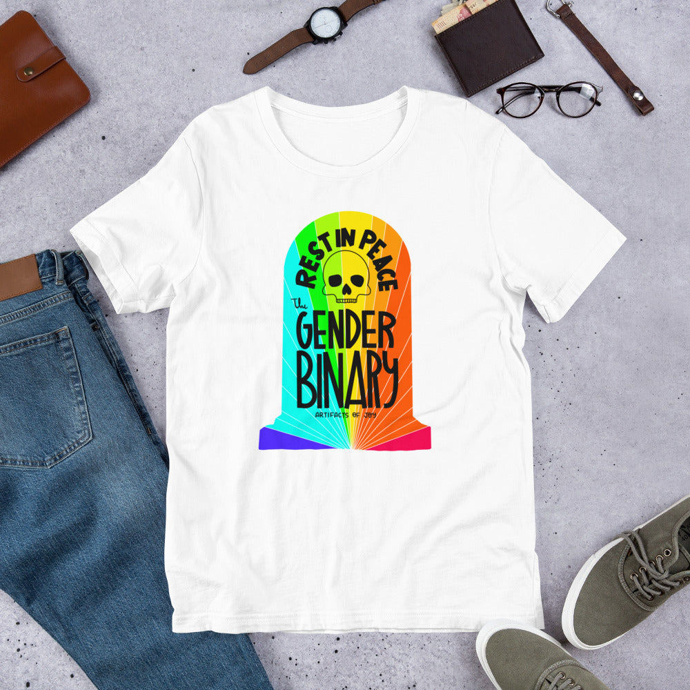 T-Shirt Adult Unisex RIP Gender Binary
