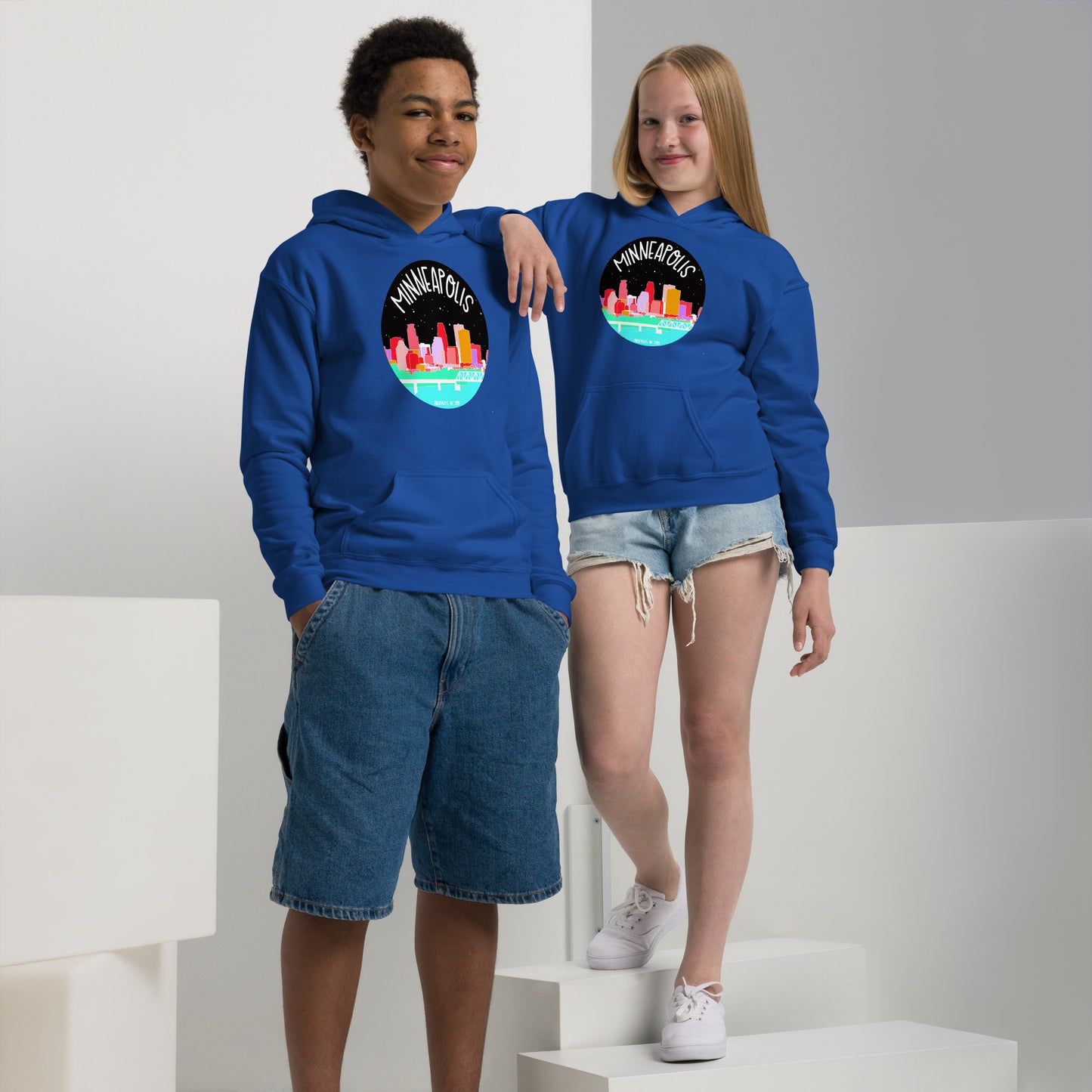 Hoodie Youth Unisex Heavy Blend Sweatshirt Minneapolis