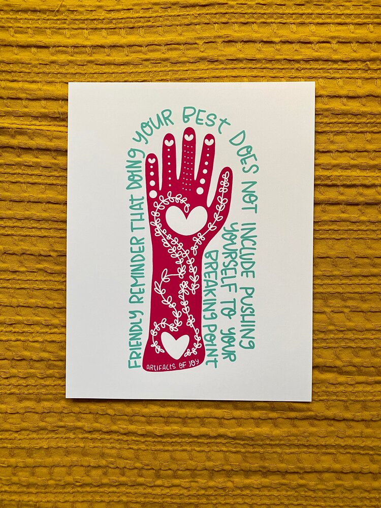 Print Friendly Reminder