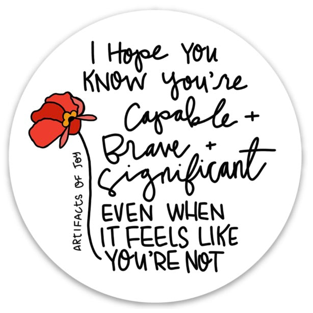 Sticker I Hope You Know