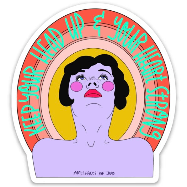 Sticker Keep Your Head Up