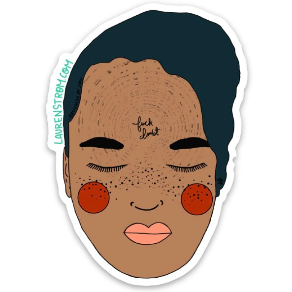 Sticker Fuck Doubt Meditation