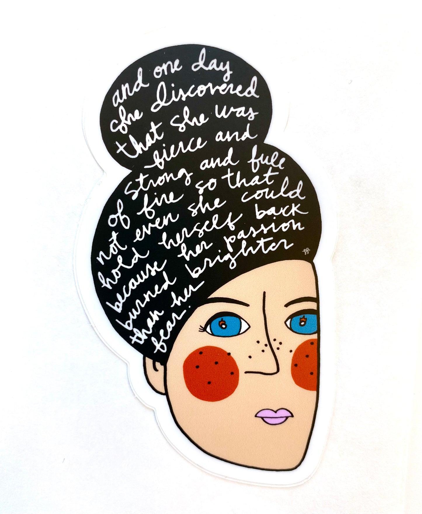 Sticker And One Day She Discovered