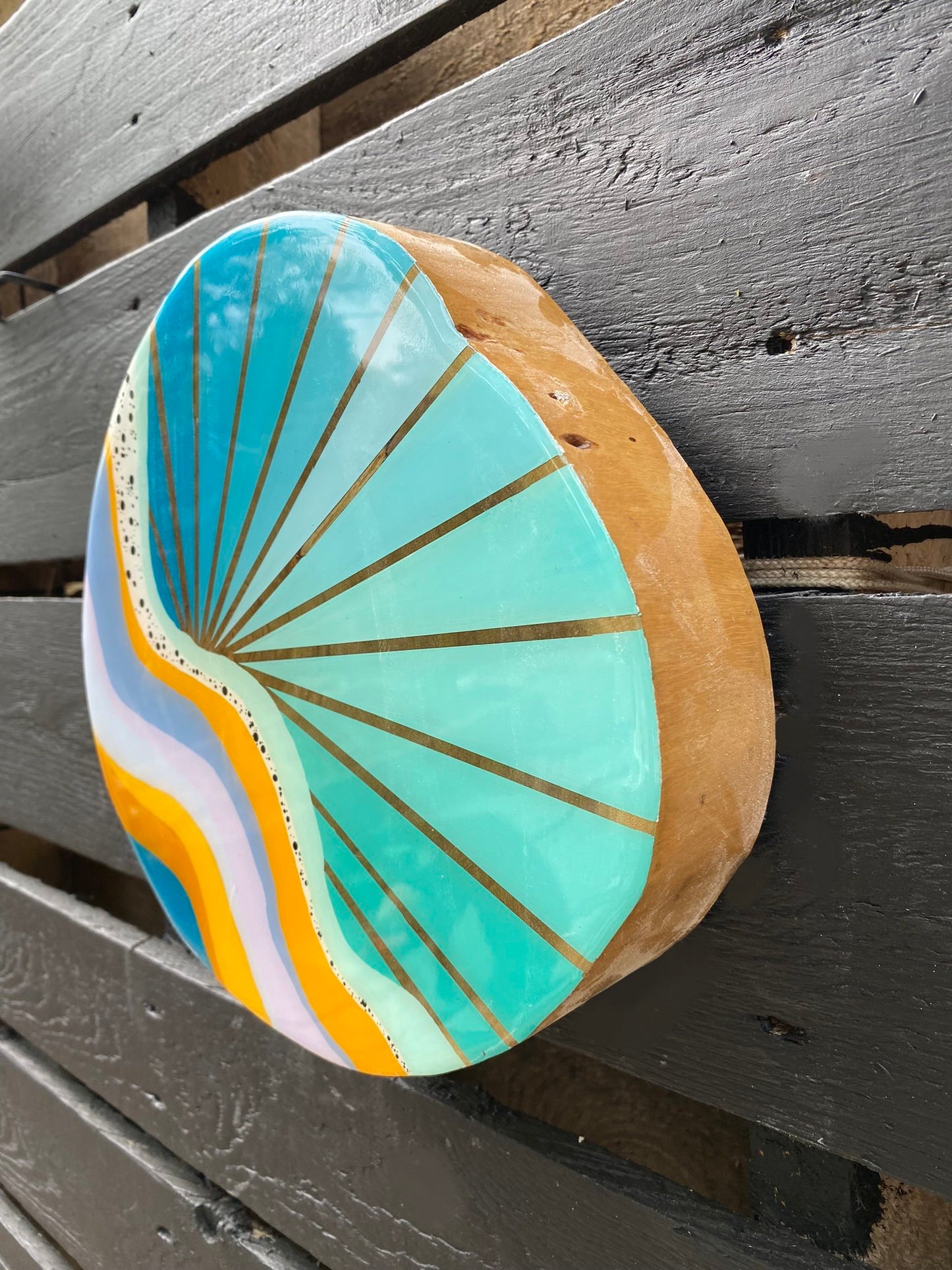 Painting Rainbow Sky Series Artifact of Joy